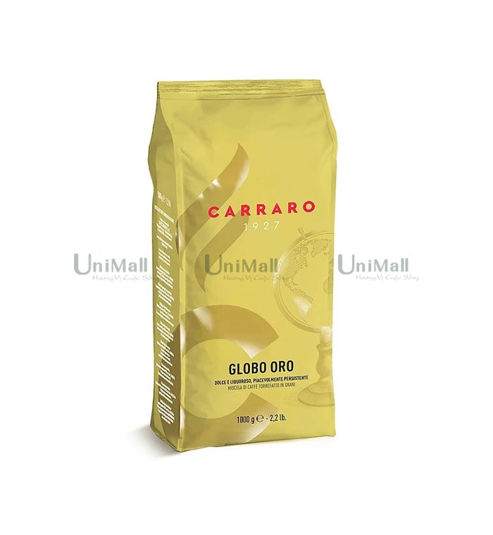 Cà phê hạt Globo Oro Carraro