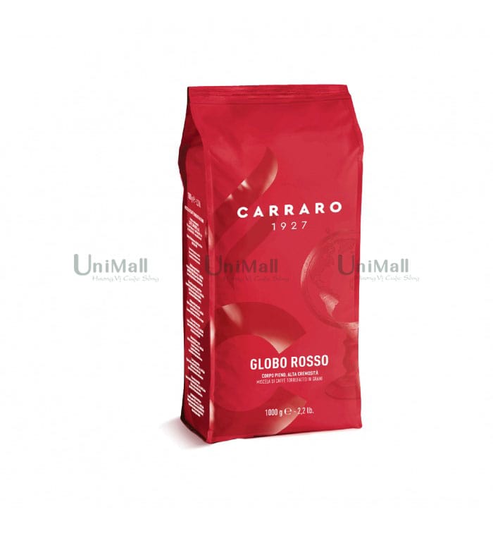 Cà phê hạt Globo Rosso Carraro