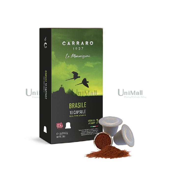 Cà phê Single Origin Brasile Nespresso Carraro