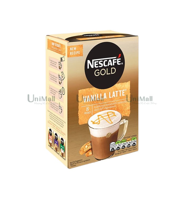 Cà phê sữa Nescafe Gold Vanilla Latte