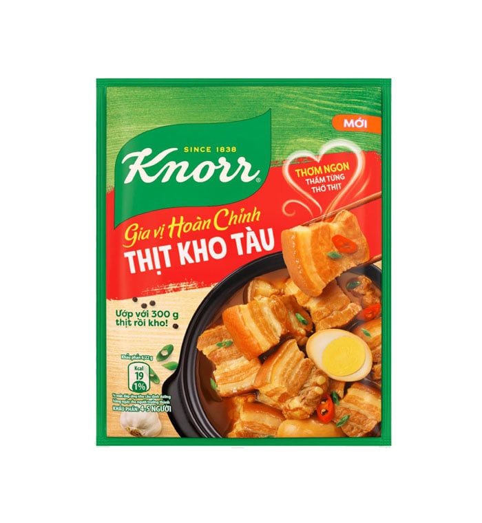 Gia vị hoàn chỉnh thịt kho tàu Knorr