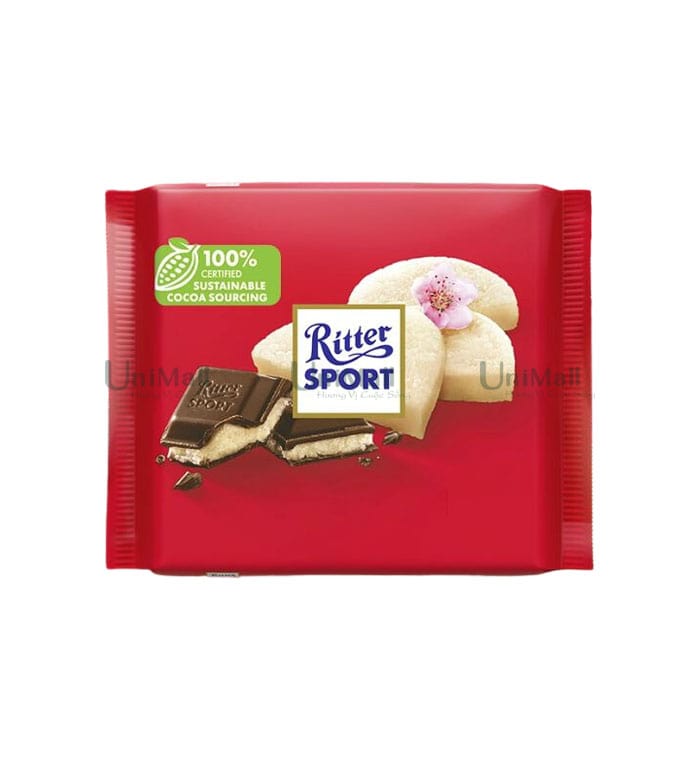 Ritter Sport Chocolate Đen Hạnh Nhân Marzipan