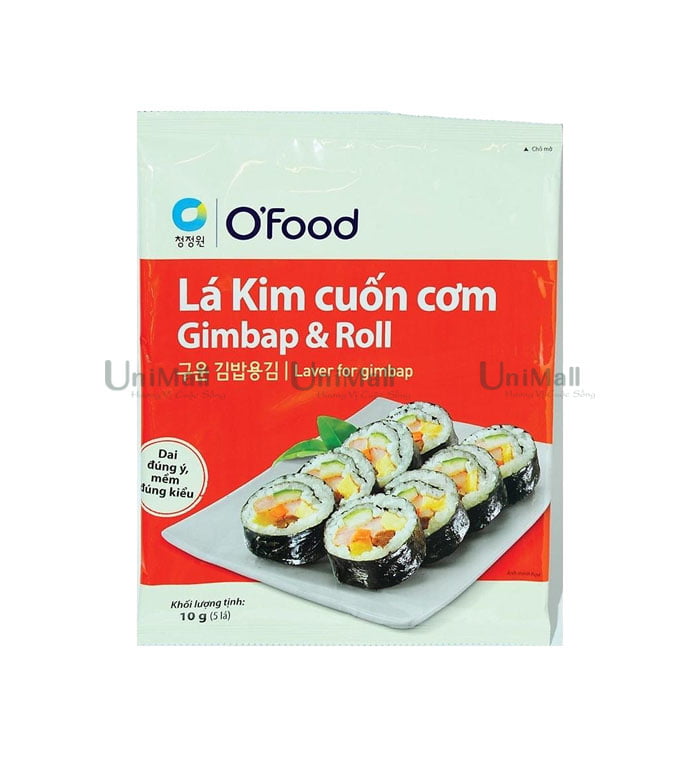 Seaweed rice roll 5 leaves O'Food