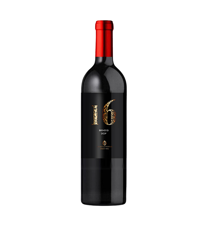 Rượu vang 16 Brindisi Denominazione Di Origine Protetta Rosso 14%