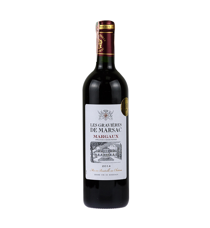 Rượu vang Les Gravieres De Marsac Margaux 2014 13%