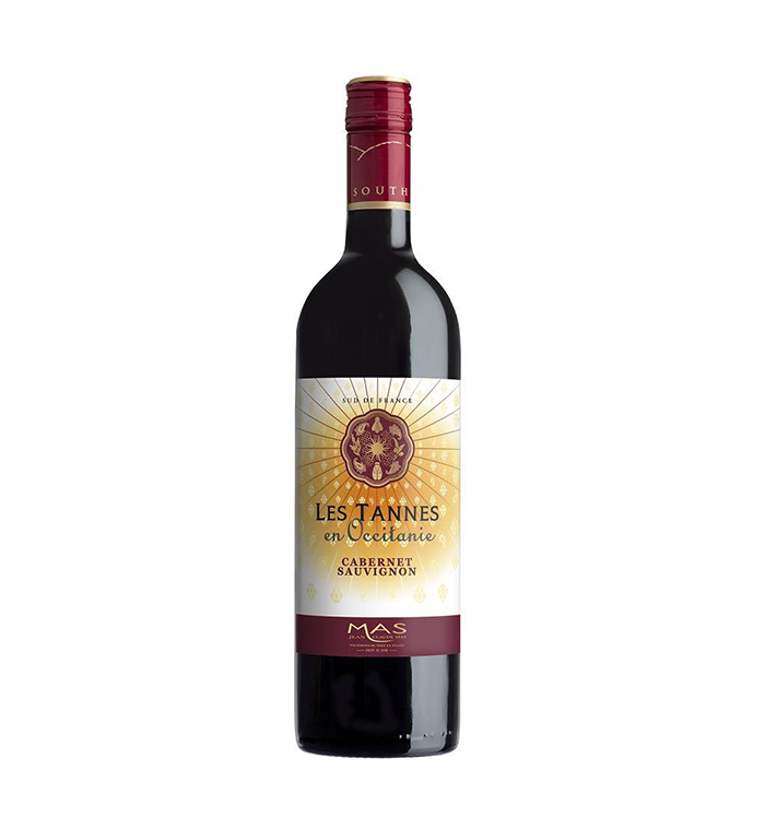 Rượu vang Les Tannes En Occitanie Cabernet Sauvignon 13,5%