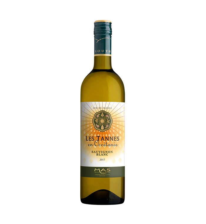 Rượu vang Les Tannes En Occitanie Sauvignon Blanc 12%