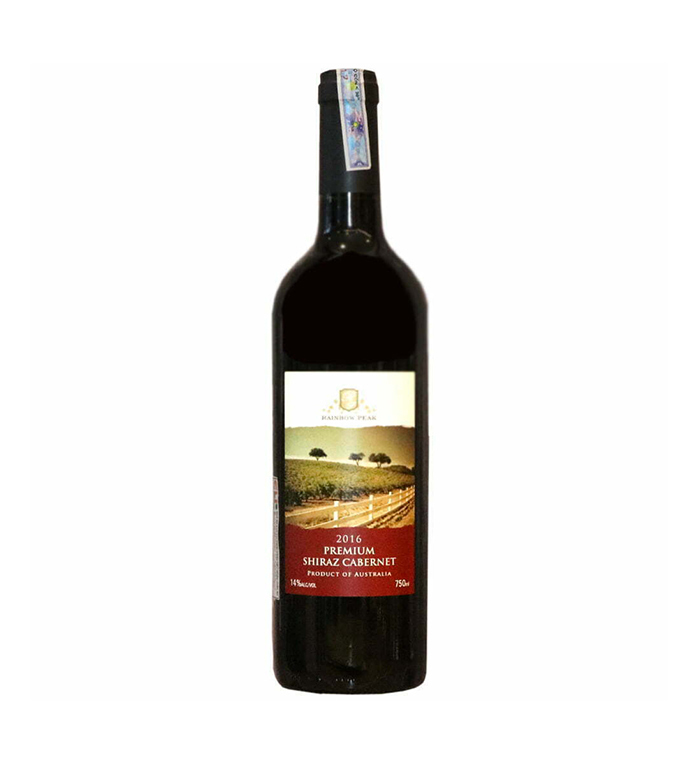 Rượu vang Rainbow Peak Premium Shiraz Cabernet 2016 14%
