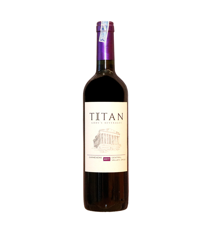 Rượu vang Titan Carmenere 2017 13%
