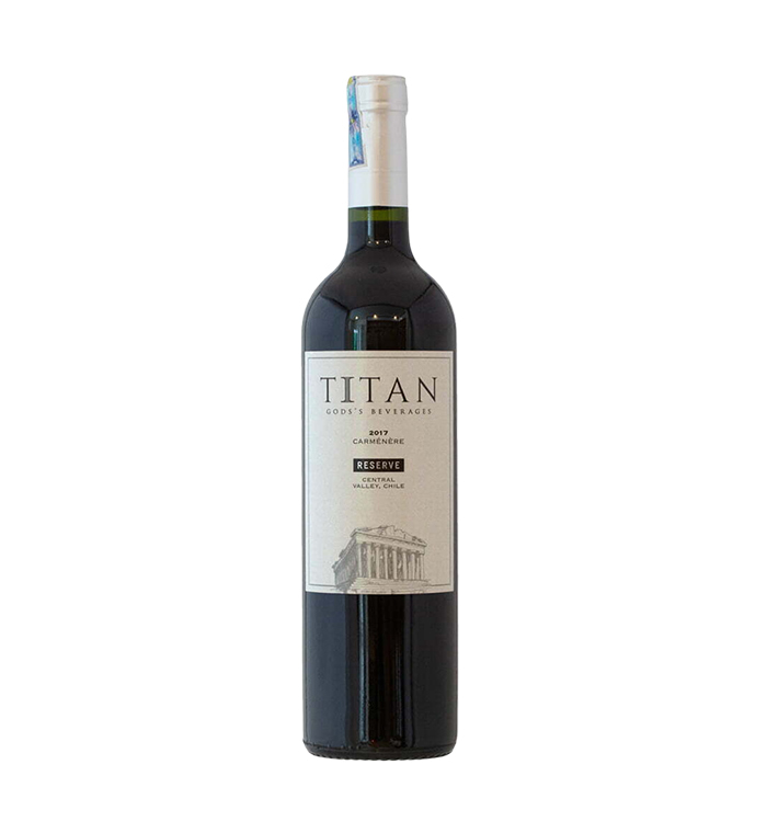 Rượu vang Titan Reserve Carmenere 2017 13,5%