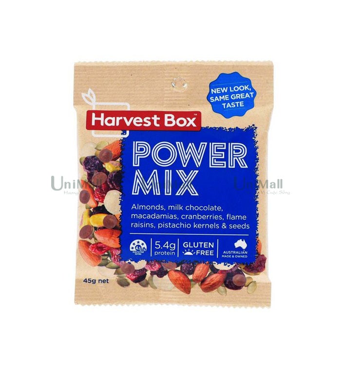 Snack Hạt Hỗn Hợp Power Mix Harvest Box