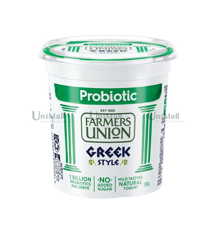 Sữa chua kiểu Hy Lạp Probiotic FARMERS UNION