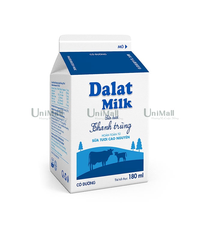 Sữa thanh trùng có đường Dalat Milk