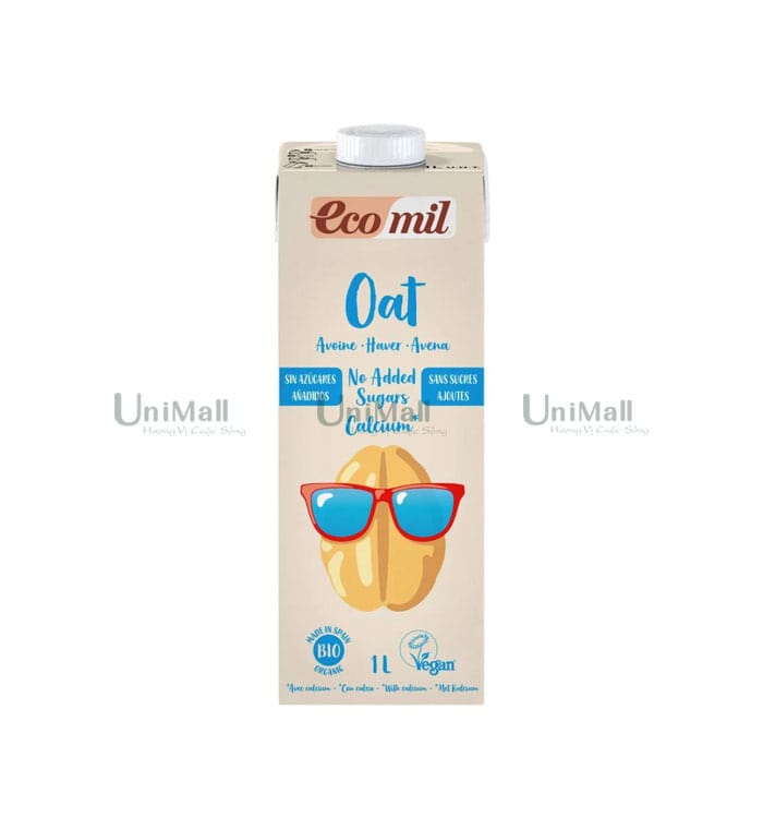 Sữa yến mạch không đường Ecomil