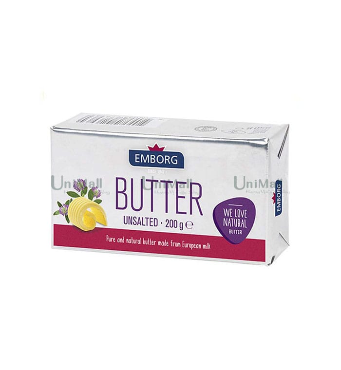 EMBORG Pure Unsalted Butter