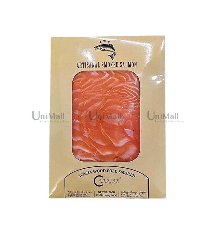 Caspiar artisanal smoked salmon