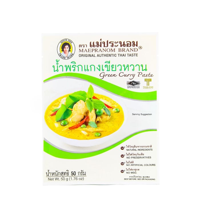 MaePranom Green Curry Paste
