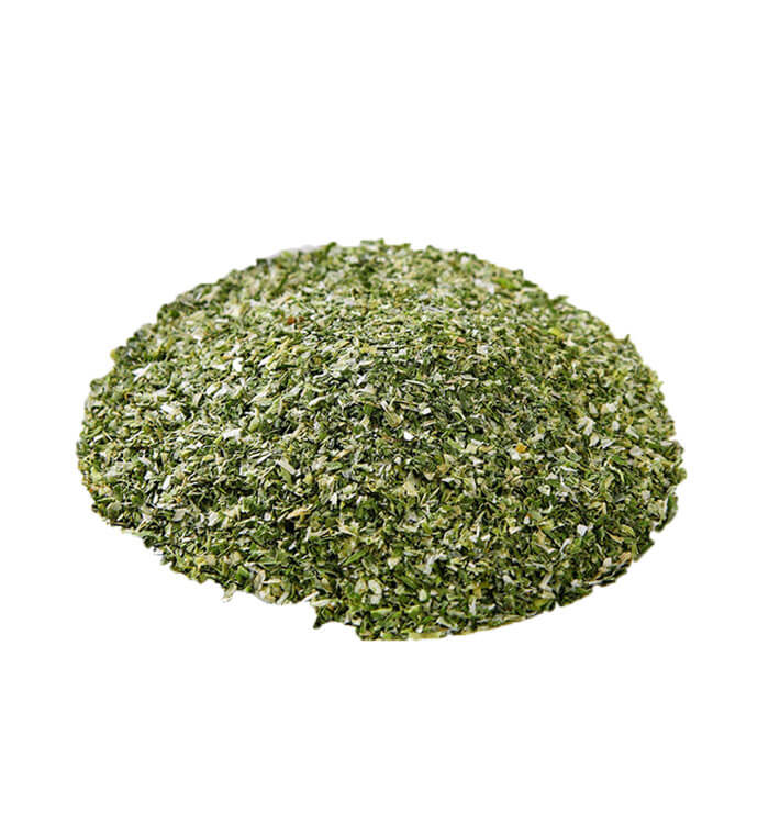 Dried chopped Spring Onion Leaves