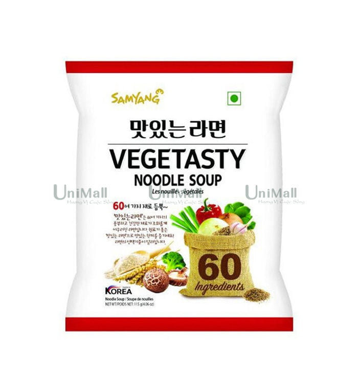 Samyang Vegetasty Noodle Soup/ Assorted Vegetable Ramen