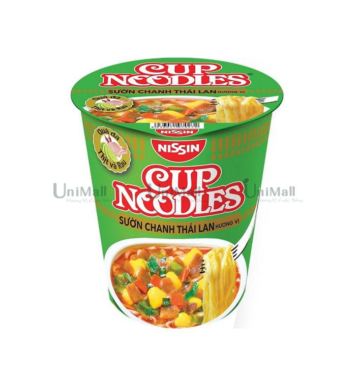 Nissin Thai Lime Pork Cup Noodles