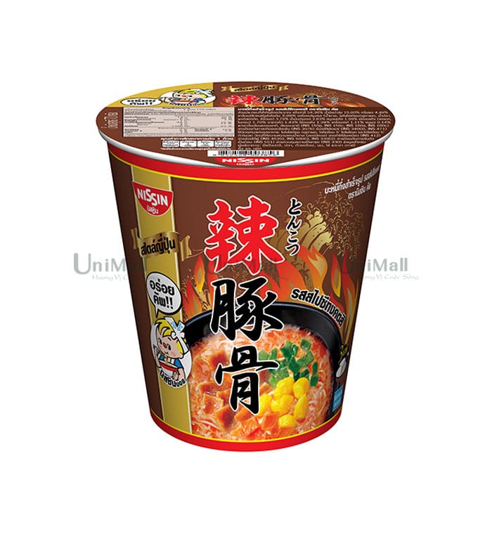 Nissin Spicy Tonkotsu Cup Noodles