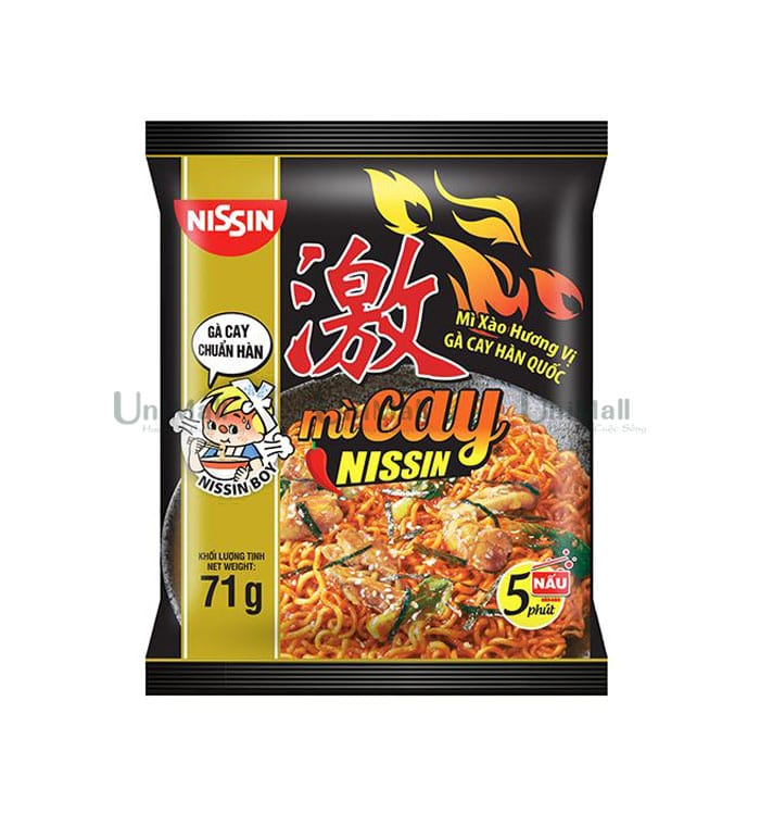 Nissin Dry type - Korean Hot Chili Chicken Cup Noodleas