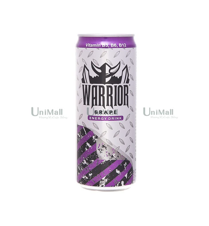 Warrior Energy Drink with Grape Flavor