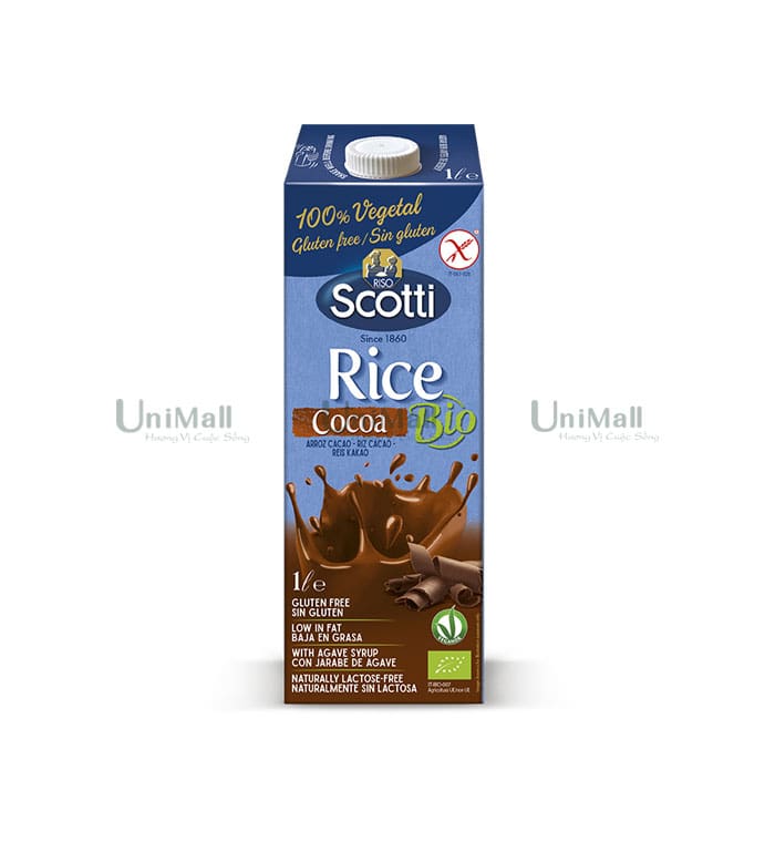 Sữa gạo cacao Riso Scotti