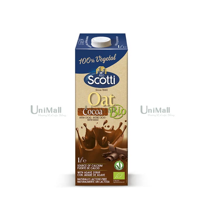 Sữa yến mạch cacao Riso Scotti